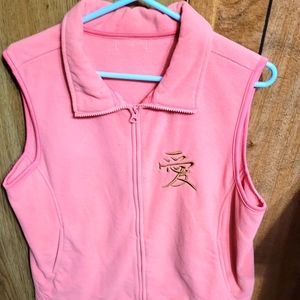 Pink vest